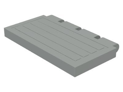 Lego Light Gray Hinge Train Gate 2 x 4, Gebruikt, Overige thema's, Lego, Ophalen of Verzenden