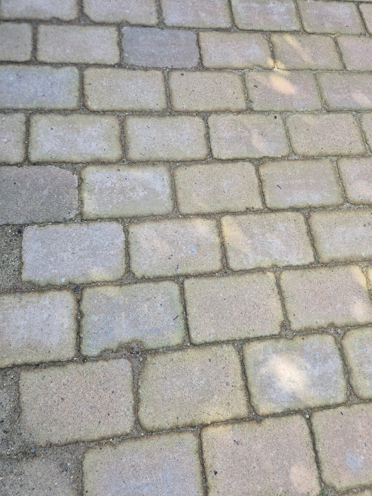 Trommel stenen 20x30 cm, 3.5 m² + 1m2 zwarte, Ophalen, Gebruikt, Klinkers, Minder dan 5 m²
