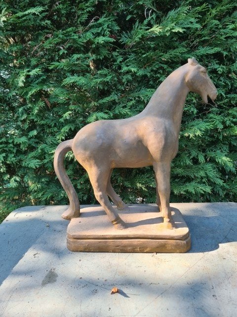 Beeld Paard decoratie 13,3 kg, Ophalen of Verzenden, Nieuw, Dier