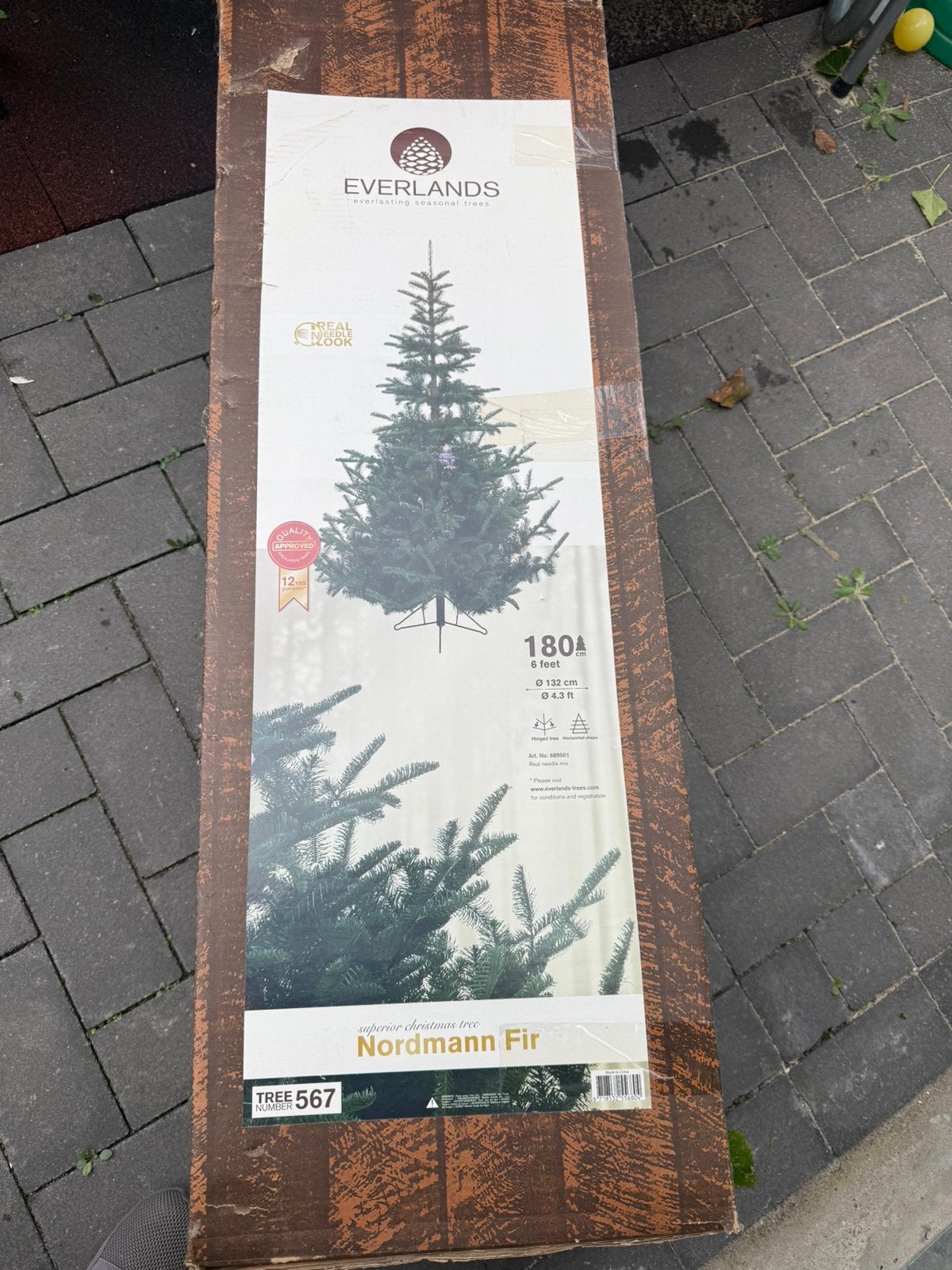 kerstboom, Ophalen, Zo goed als nieuw