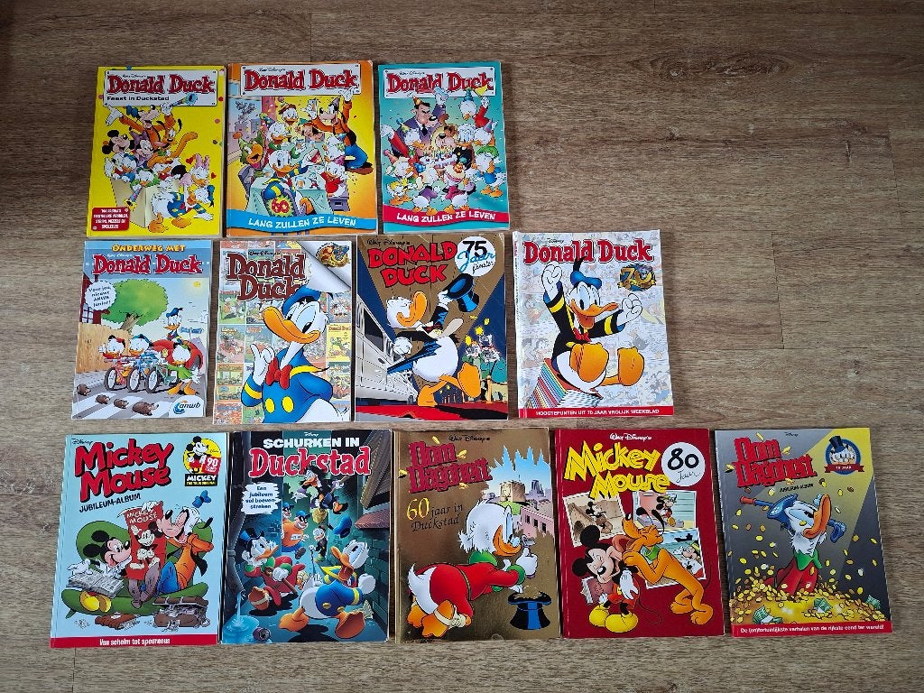Donald Duck Jubileum albums, Meerdere stripboeken, Ophalen of Verzenden, Gelezen