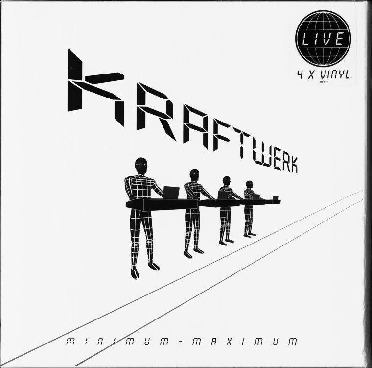 kraftwerk/minimum maximum-electronic/punk/synth-ZELDZAAM-4lp, Verzenden, Gebruikt, 12 inch
