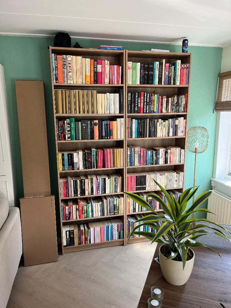 NIEUW IN DOOS: IKEA Billy boekenkast + verhogingsdeel, Ophalen, 200 cm of meer, Nieuw, 50 tot 100 cm