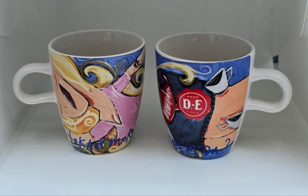 Douwe Egberts Selwyn Senatori Special Edition Koffiemokken, Verzamelen, Ophalen of Verzenden, Gebruikt