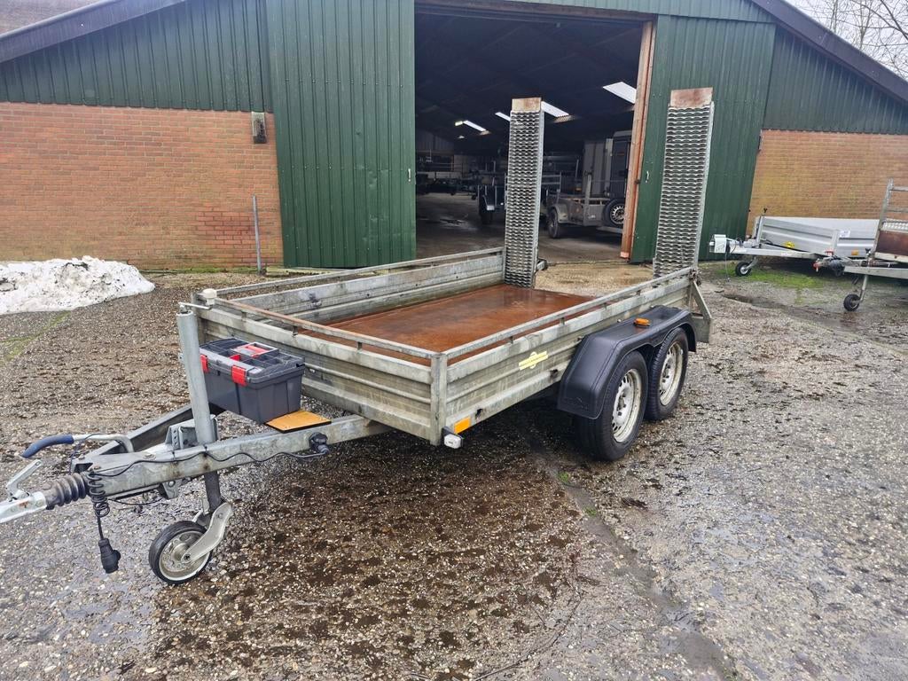 Humbaur machinetransporter 2500kg, Ophalen, Gebruikt, -, -