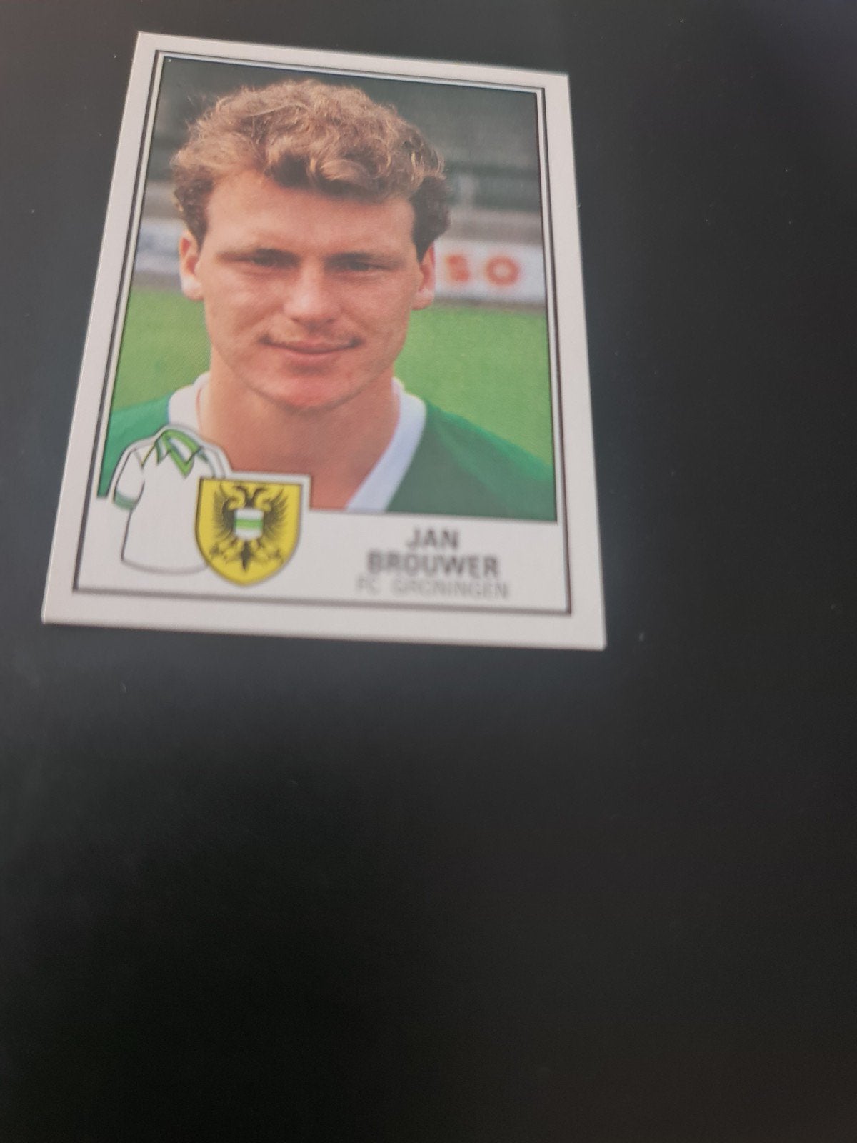 Voetbal 85 Panini Plaatje Jan Brouwer FC Groningen, Ophalen of Verzenden, Nieuw, Poster, Plaatje of Sticker
