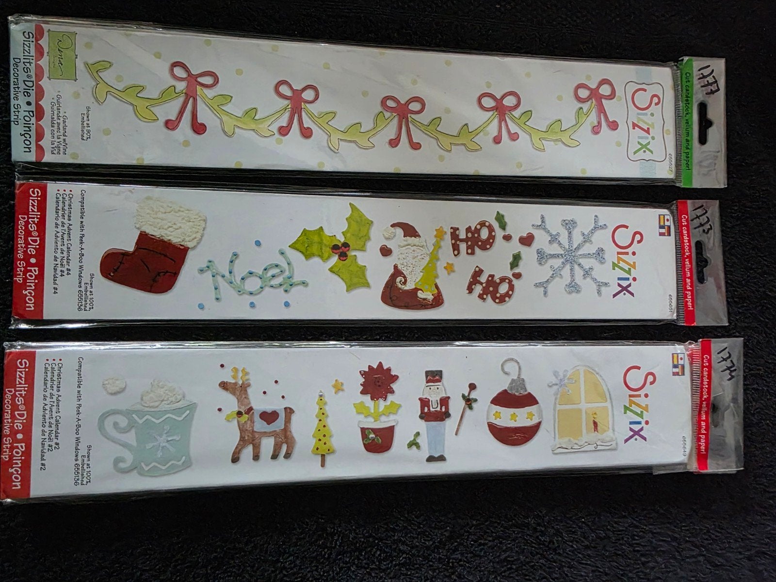 Nieuwe Sizzix mallen voor kerst en decoratie, Geschikt voor snijden, Gereedschap of Toebehoren, Nieuw, Overige merken