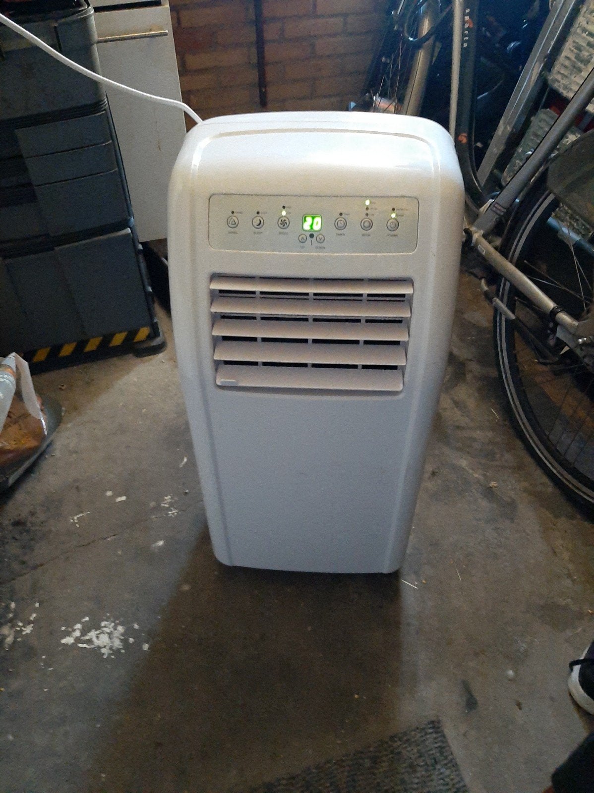 Mobiele airco, Ophalen