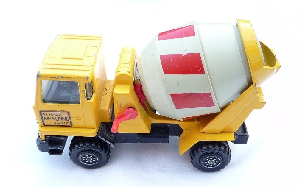 MATCHBOX SUPERKING BEDFORD 1977 CEMENTWAGEN 1 56, VINTAGE, Hobby en Vrije tijd, Modelauto's | 1:50, Verzenden, Zo goed als nieuw