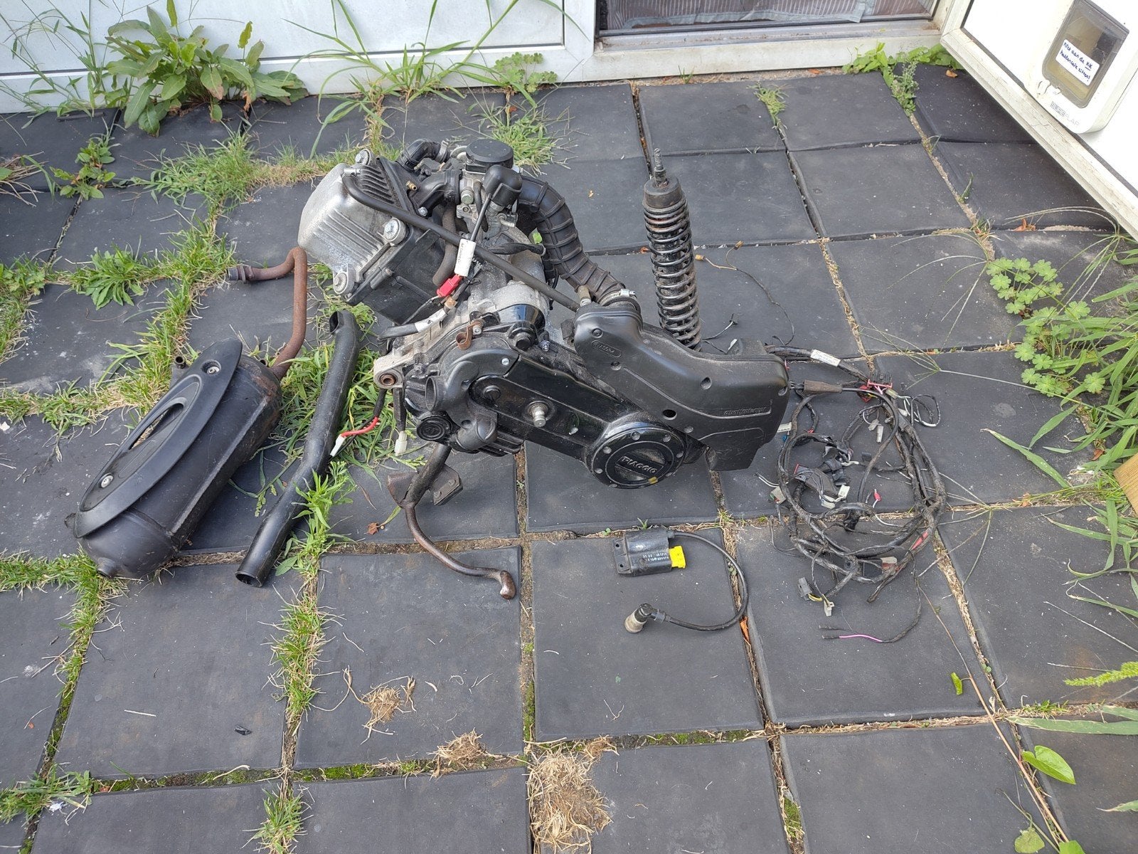 Piaggio Zip 4 Takt 2018 met kabelboom, Ophalen, Zo goed als nieuw, Blok, Piaggio Zip