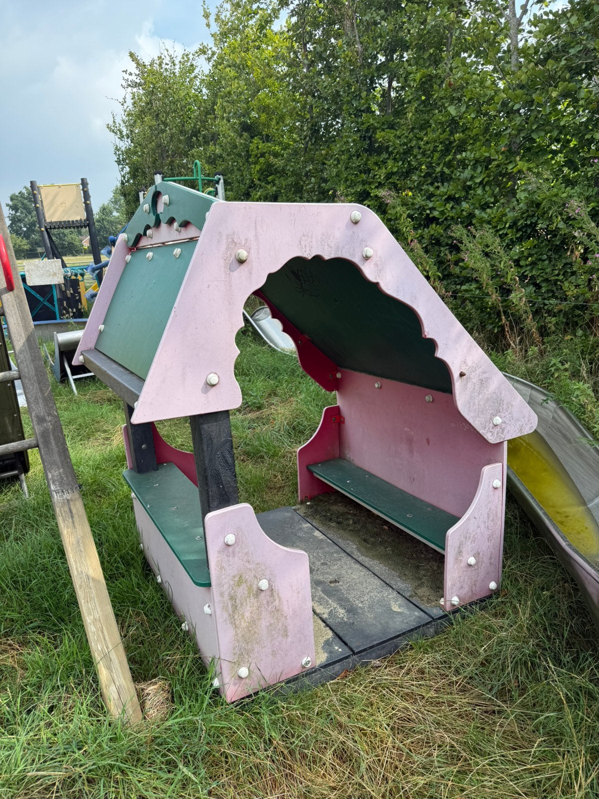 Speelhuisje kompan kunststof speeltoestel, Ophalen, Zo goed als nieuw, Kunststof