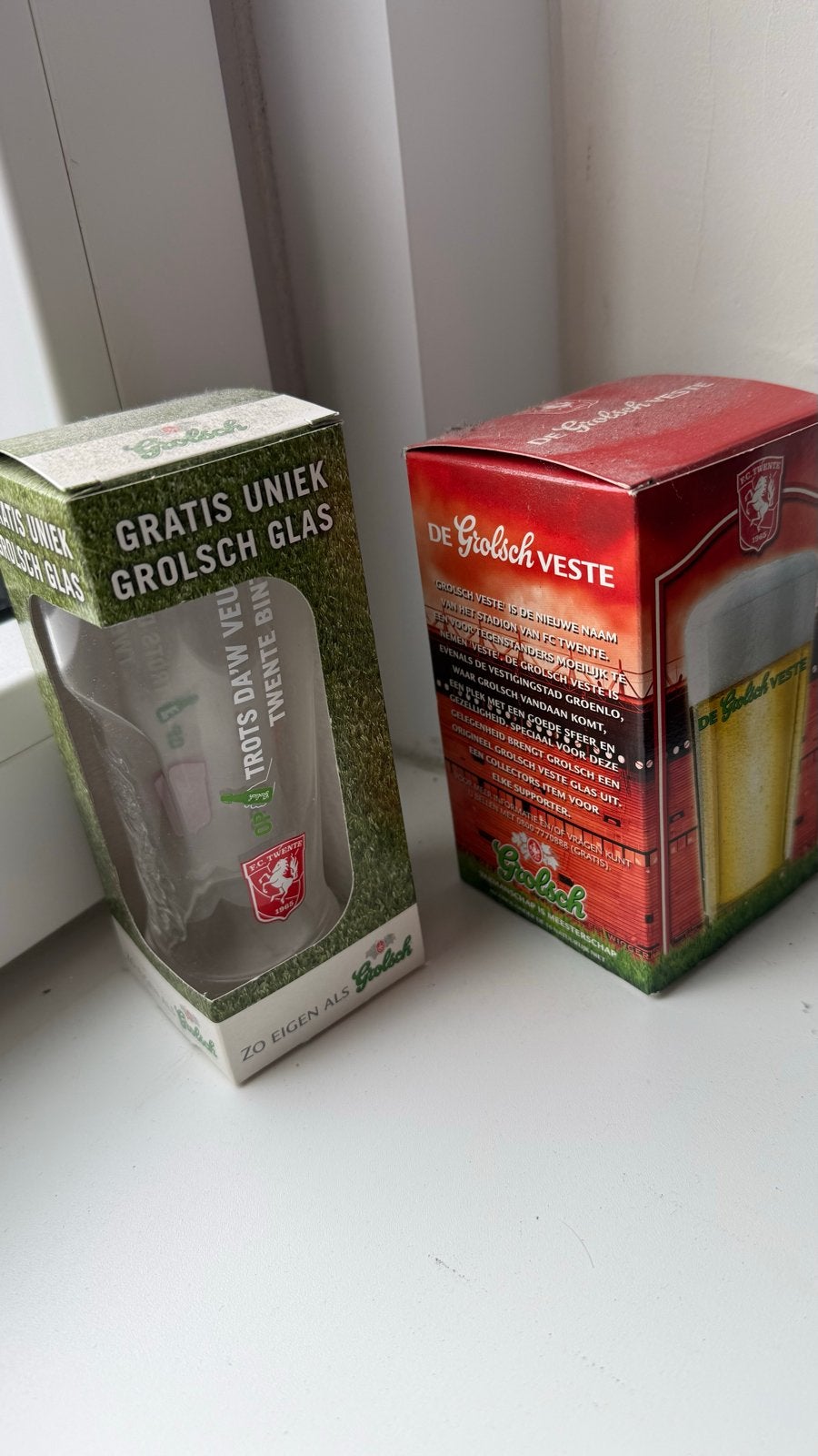 Grolsch verzameling: glazen en flessen, Ophalen, Zo goed als nieuw, Flesje(s), Grolsch