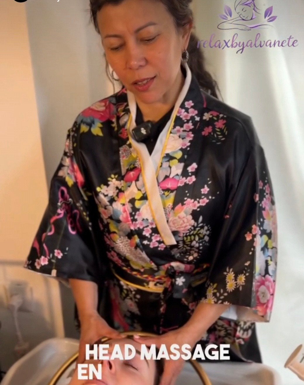 Gezicht behandeling en Japanse head spa, Massage