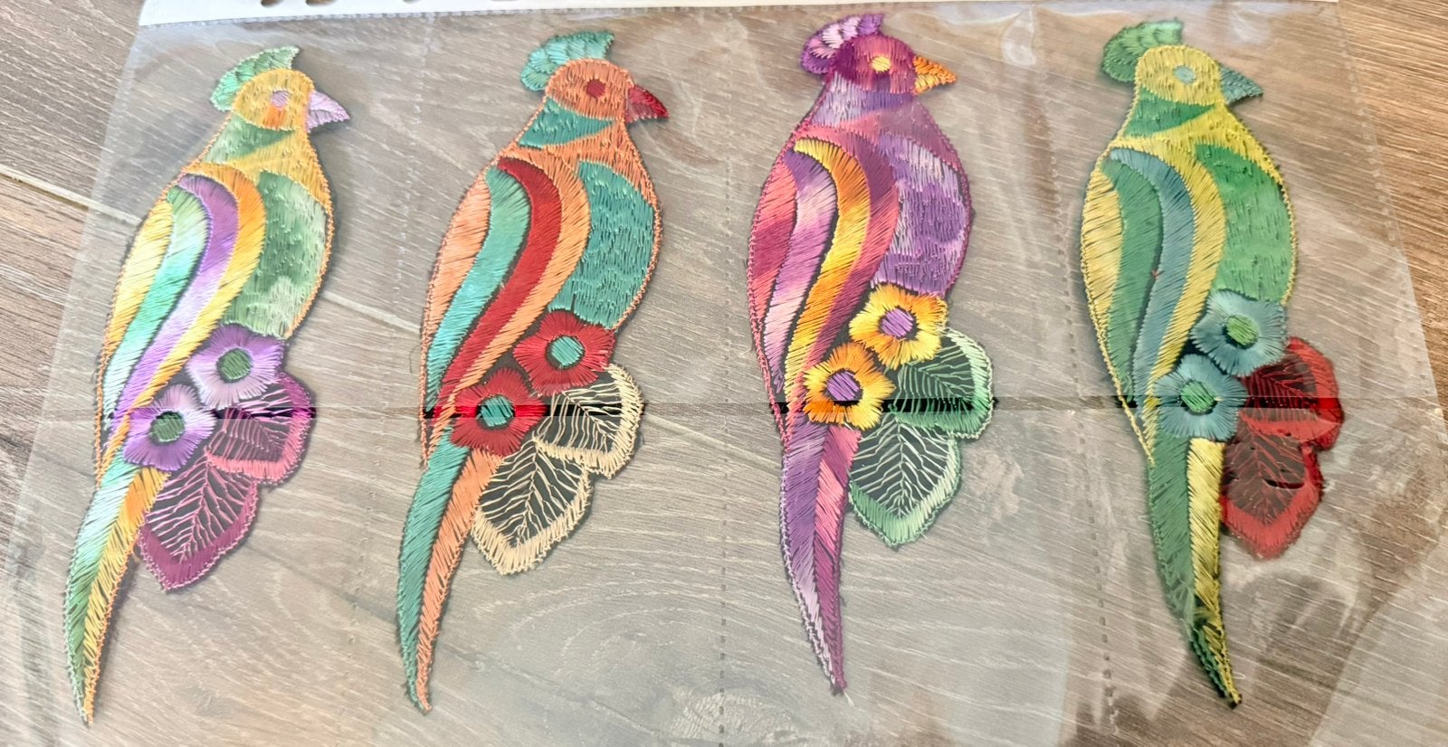 Originele Turmac zijdes Thema: Vogels, Ophalen of Verzenden