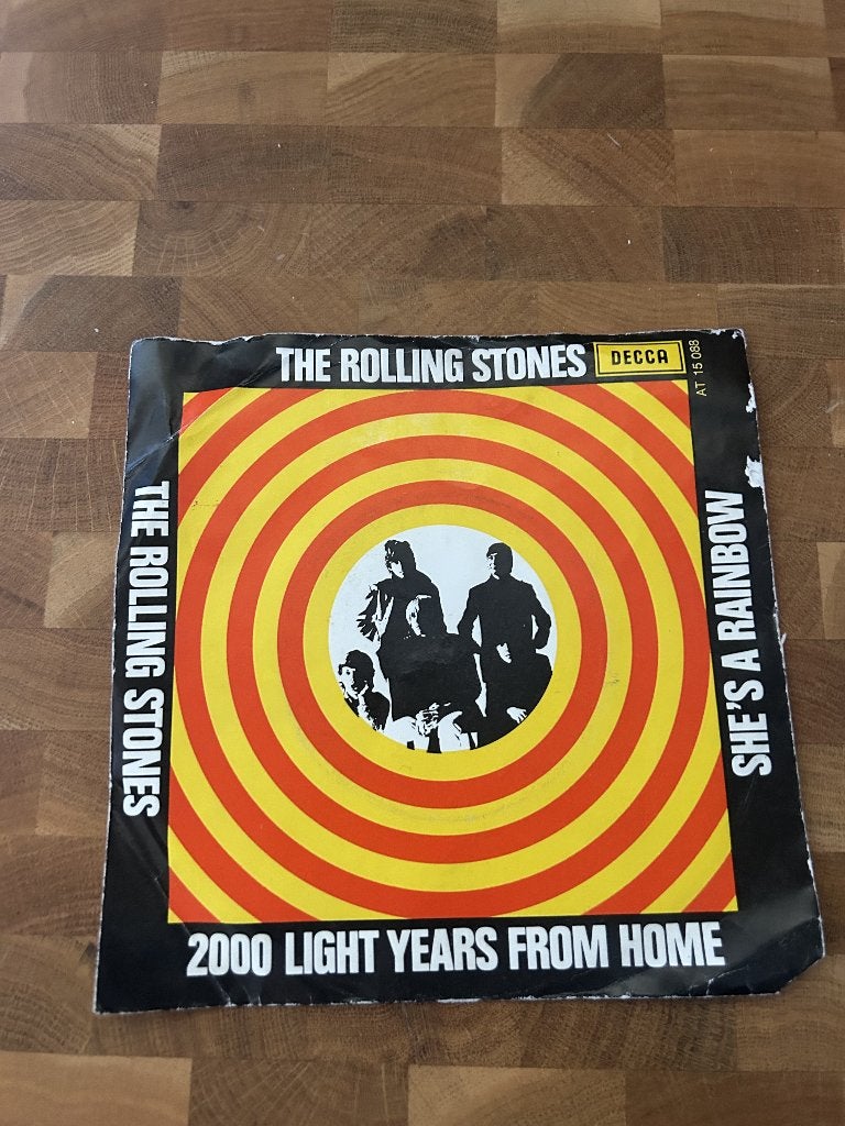 The Rolling Stones She's a rainbow single, Ophalen of Verzenden, Gebruikt, Pop