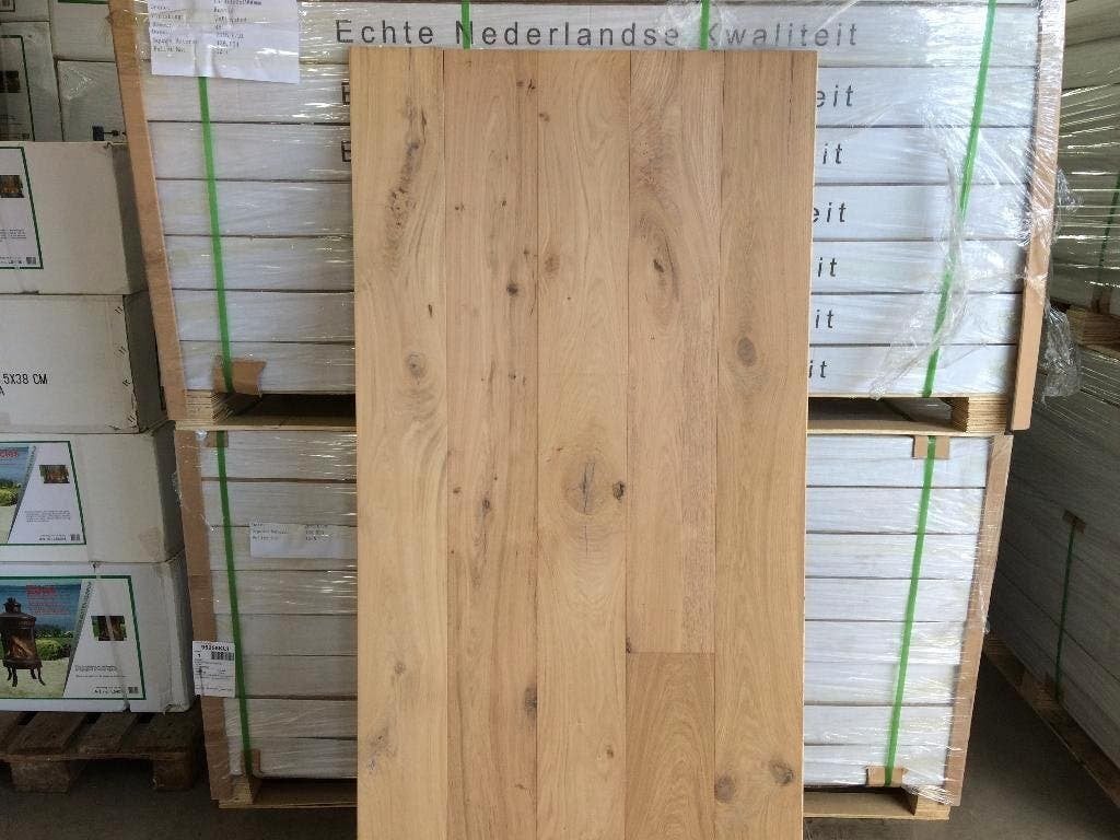Eiken lamelparket Nature vloer / nostalgisch ZEER GOEDKOOP., Ophalen of Verzenden, Nieuw, 75 m² of meer, Parket
