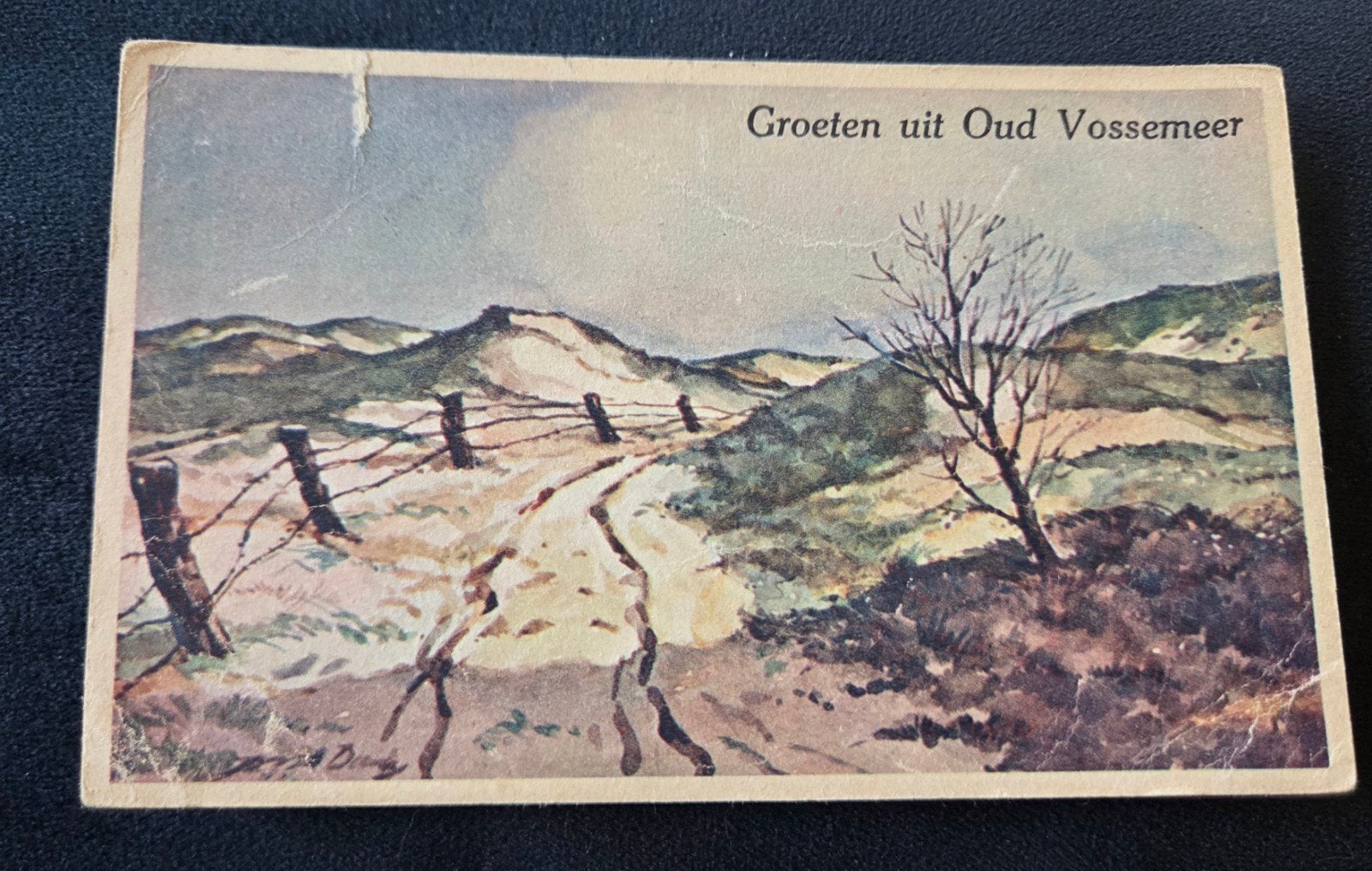 Groeten uit Oud Vossemeer, Verzenden, 1940 tot 1960, Gelopen, Zeeland