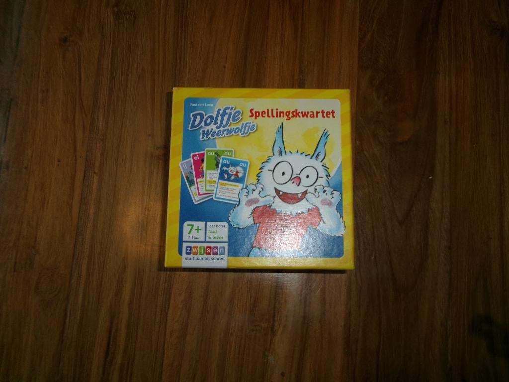 spellingskwartet van dolfje weerwolfje, Kinderen en Baby's, Ophalen of Verzenden, Gebruikt, Taal en Lezen
