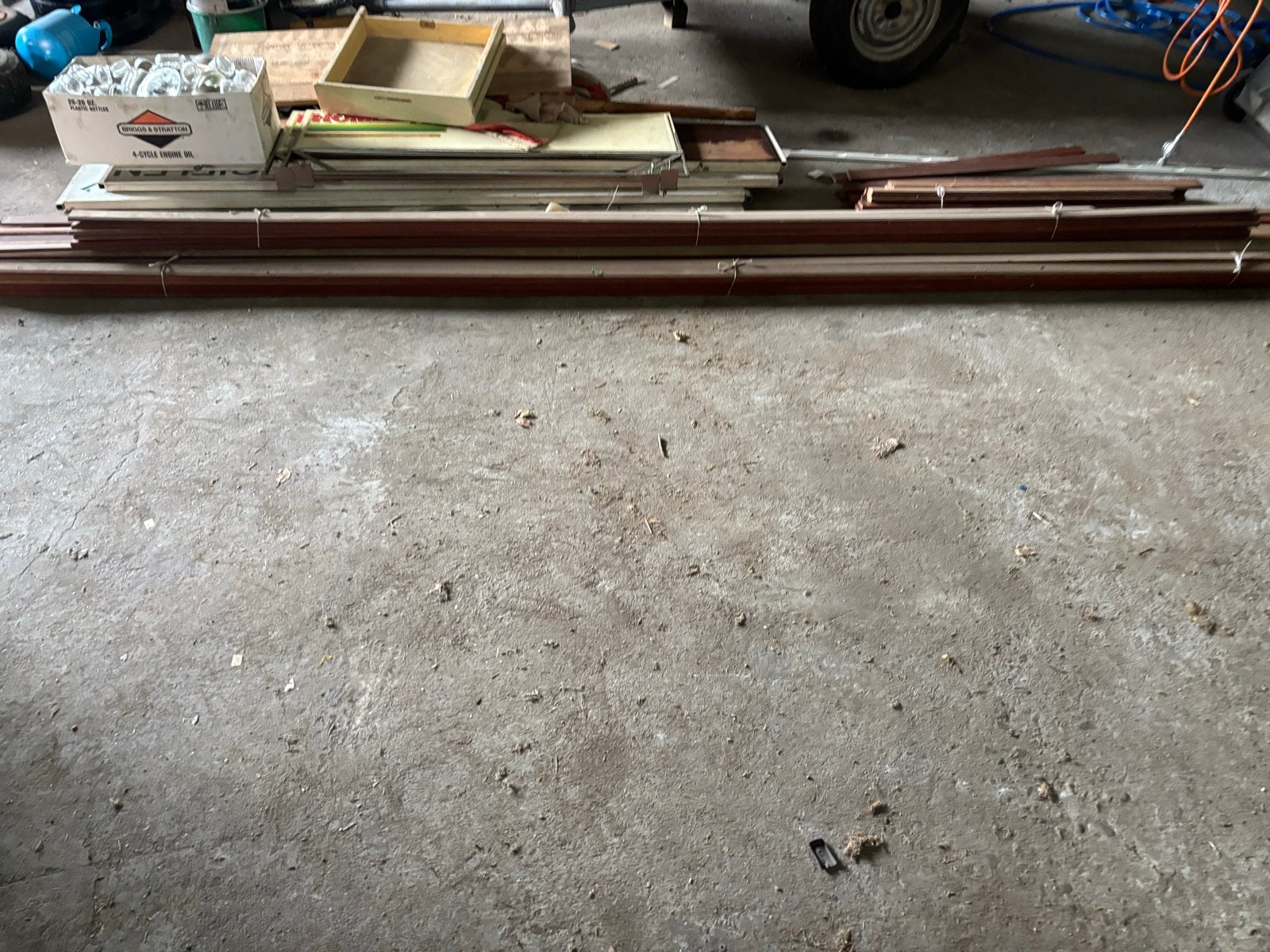 Diverse hardhouten plinten - Verschillende lengtes, Ophalen, Overige materialen, Gebruikt, 250 cm of meer