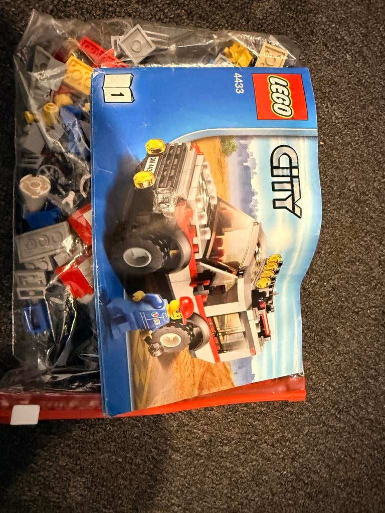 Lego City 4433 - Dirt Bike Transporter met instructies, Kinderen en Baby's, Speelgoed | Duplo en Lego, City, Lego, Ophalen of Verzenden