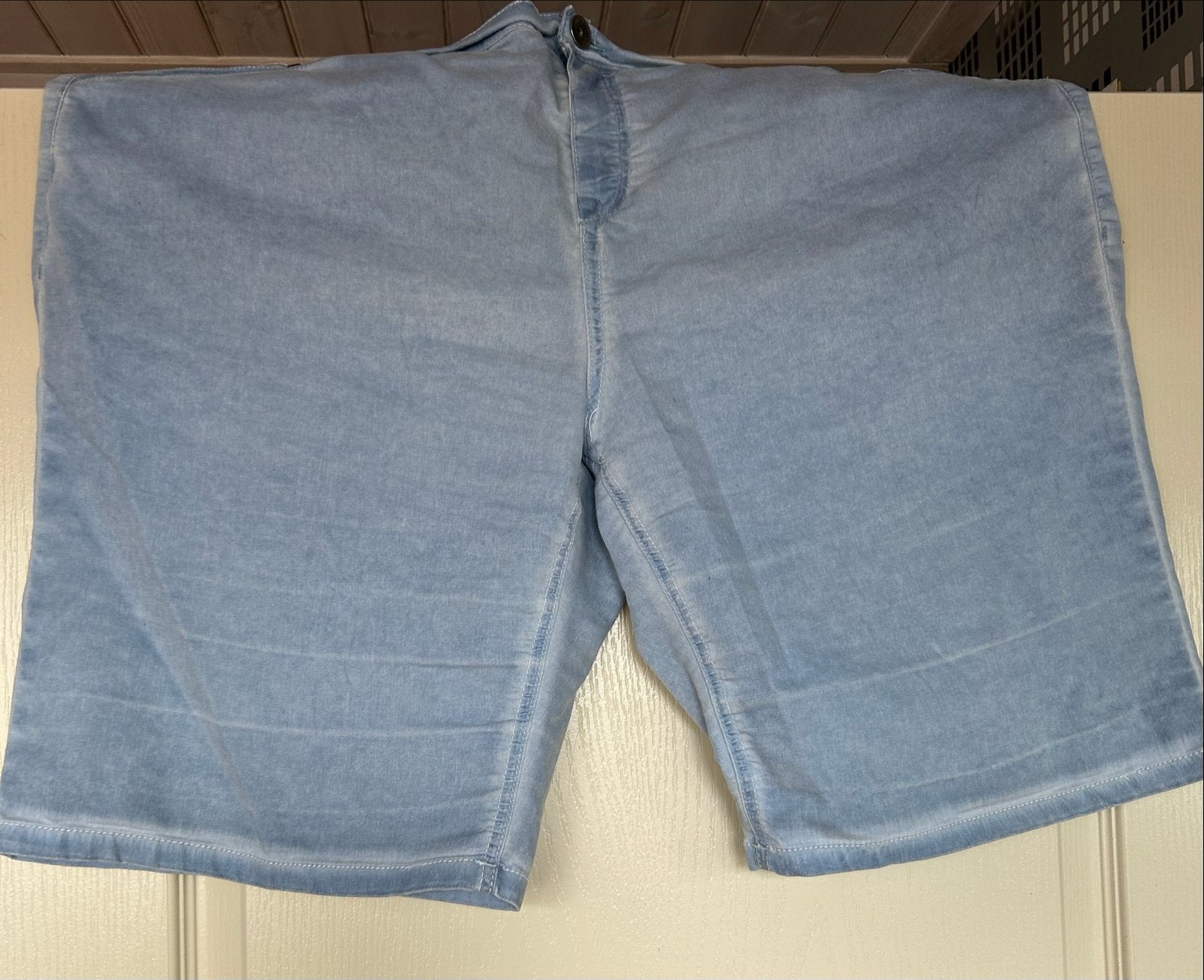 Lichtblauwe Korte Broek - Fitt Originals Maat 54, Kort, Blauw, Maat 46/48 (XL) of groter, Ophalen of Verzenden