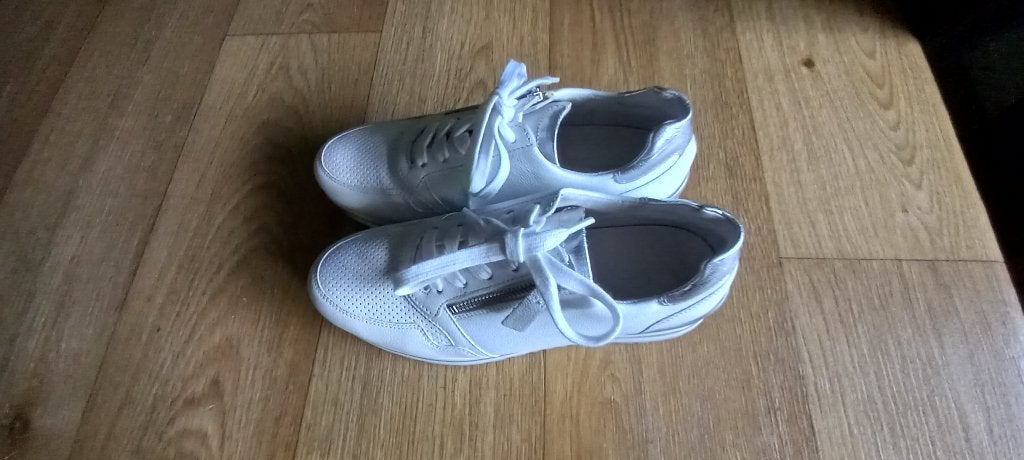 Gabor witte leren sneakers maat 38., Kleding | Dames, Wit, Gabor, Ophalen of Verzenden, Sneakers of Gympen