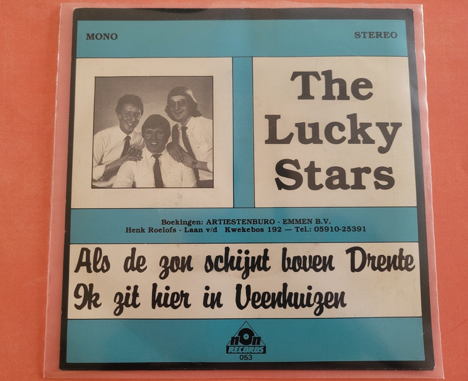 The Lucky Stars - Als de zon schijnt boven Drente, Ophalen, Zo goed als nieuw, Overige formaten, Levenslied of Smartlap
