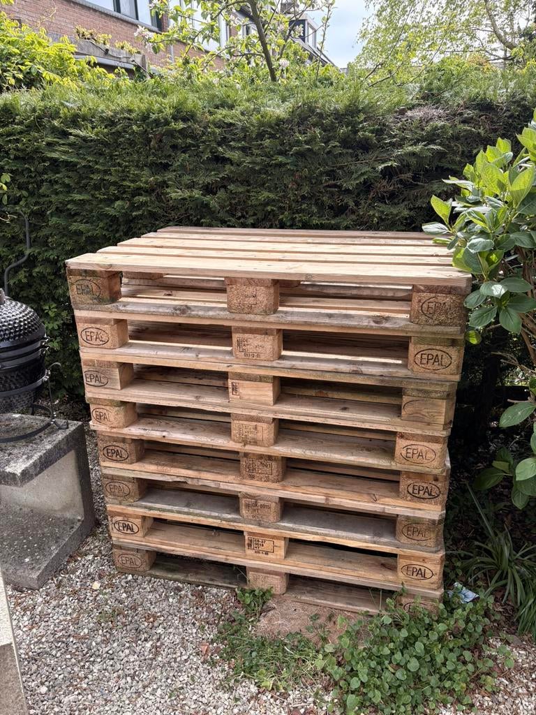 8 mooie euro pallets, Ophalen, Zo goed als nieuw, Pallet, Minder dan 200 cm