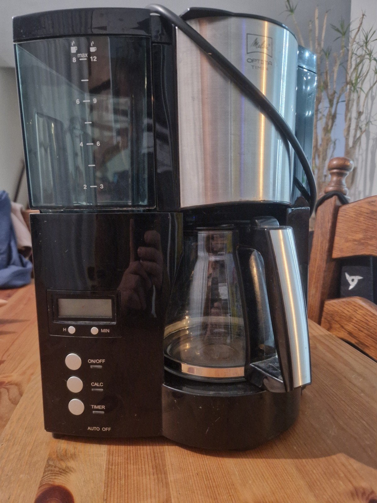 Melitta Optima Timer Koffiezetapparaat, Afneembaar waterreservoir, Gebruikt, 10 kopjes of meer, Koffiemachine