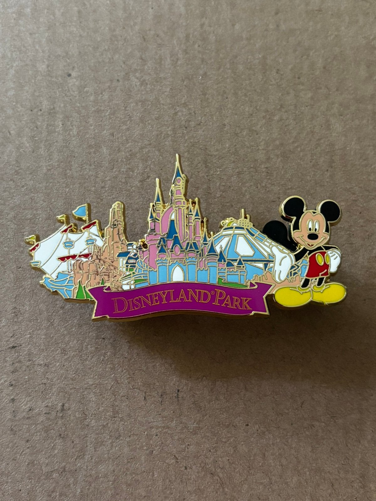 Disney pin Disneyland Parijs Mickey Mouse Space Mountain, Ophalen of Verzenden, Mickey Mouse, Zo goed als nieuw