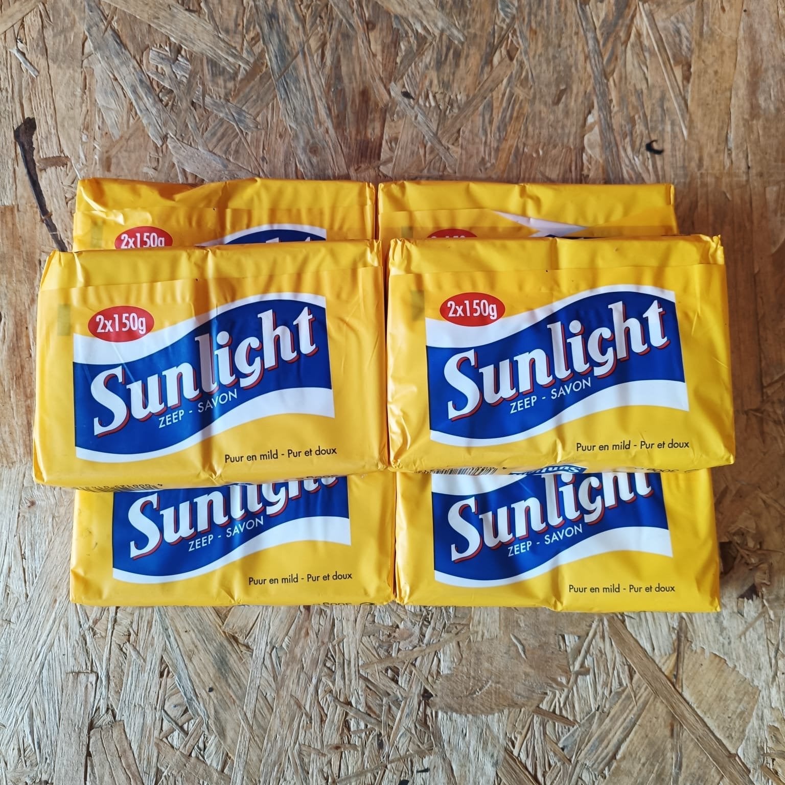 Sunlight Zeep - Puur en Mild - 4x 2x150g (8 blokken), Ophalen of Verzenden, Nieuw, Overige typen