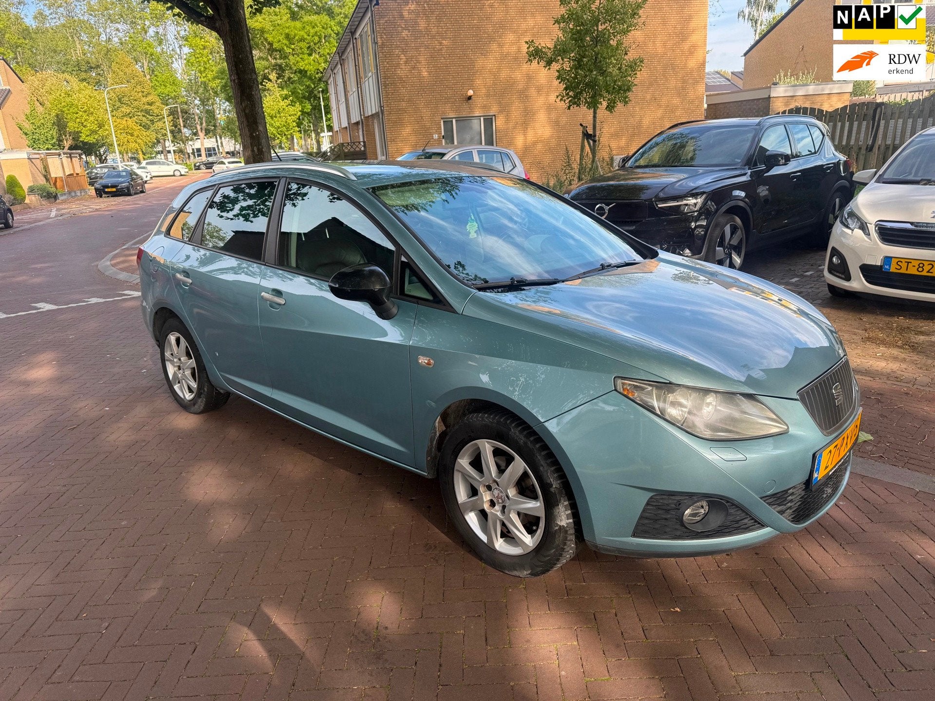 Seat Ibiza ST Airco / Stoelverwarming / Leer / Leuke auto, Auto's, Voorwielaandrijving, Euro 5, Gebruikt, 1199 cc