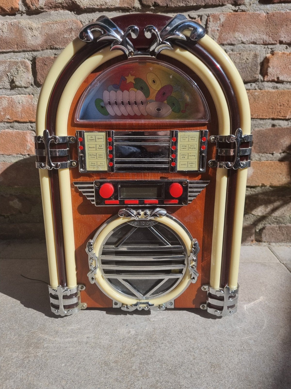 Retro Jukebox met Radio, USB en AUX - Model RT-6110, Ophalen of Verzenden, Gebruikt, 1970 tot heden, Overige merken