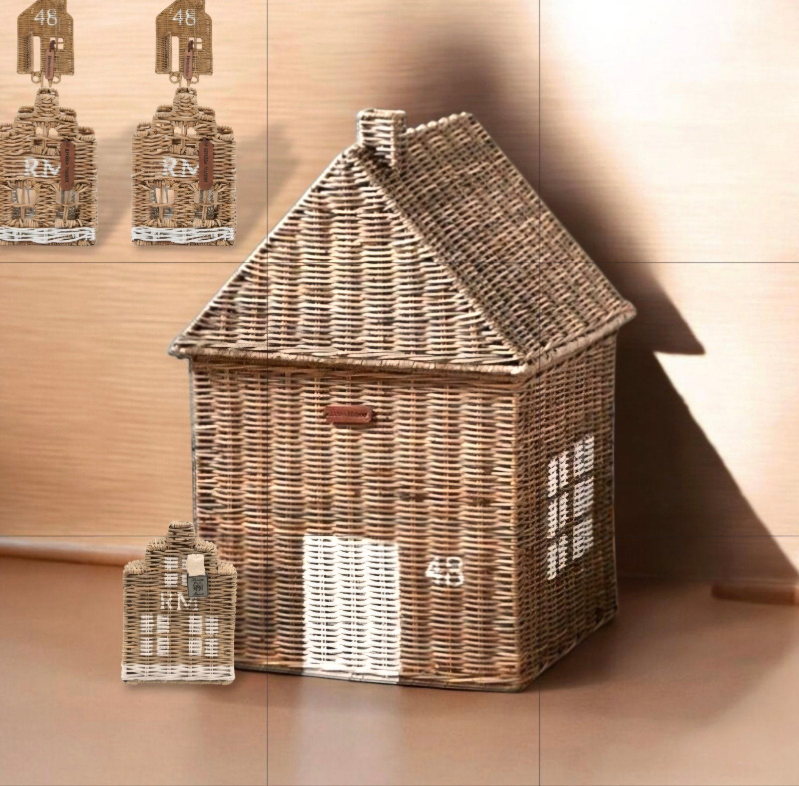 6 delig rivièra maison rustic rattan house set, Ophalen