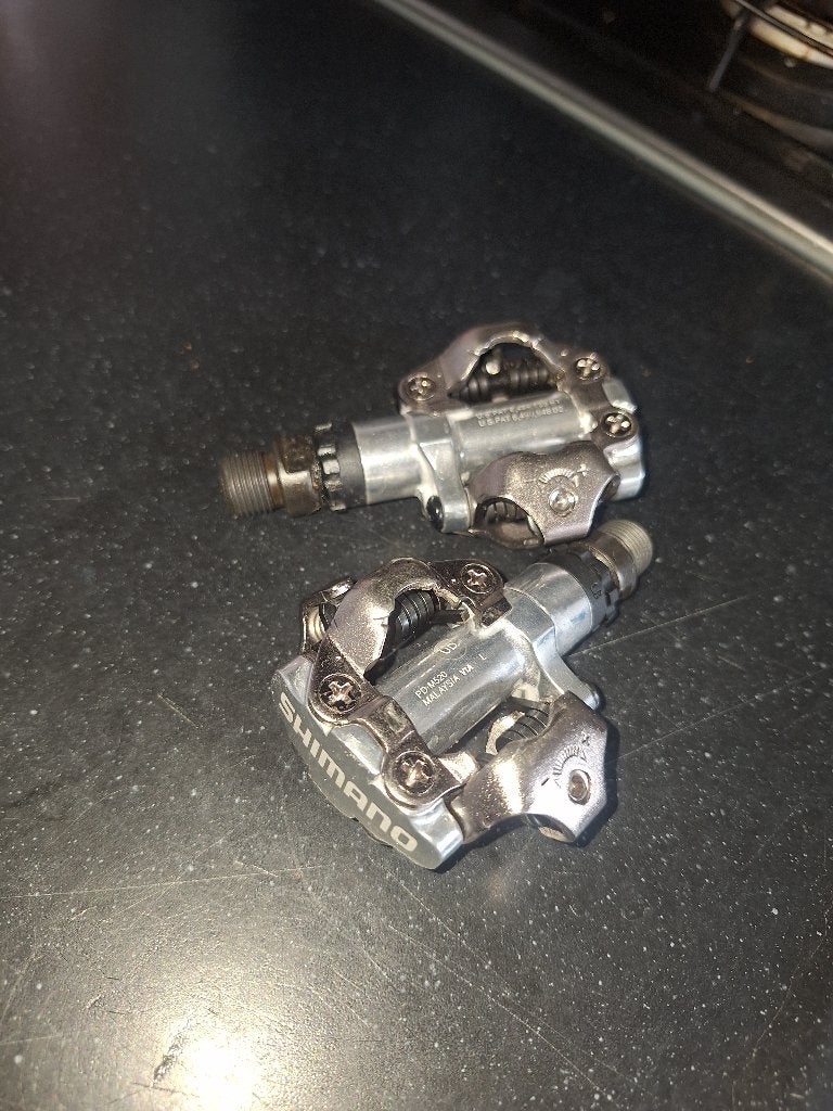 Spd pedalen zgan, Ophalen of Verzenden, Zo goed als nieuw, Shimano