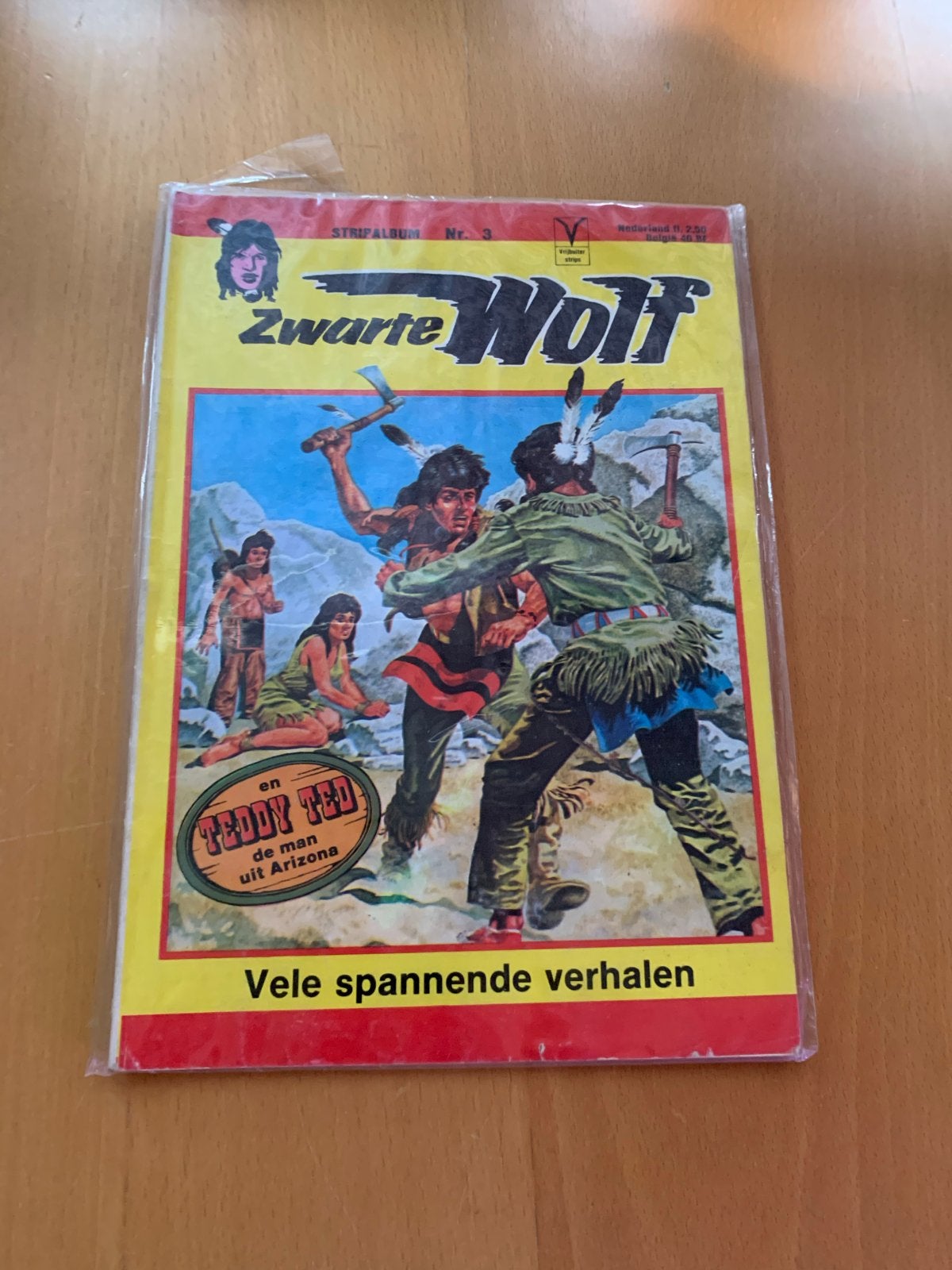 Zwarte Wolf en Teddy Ted Stripalbum Nr. 3, Boeken, Eén stripboek, Ophalen of Verzenden, Gelezen