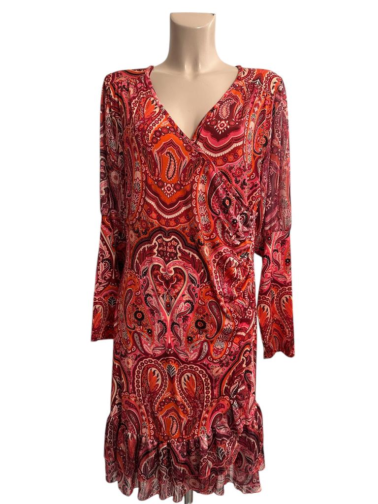 Tessa Koops jurk NIEUW XL, Kleding | Dames, Maat 46/48 (XL) of groter, Nieuw, Ophalen of Verzenden, Rood