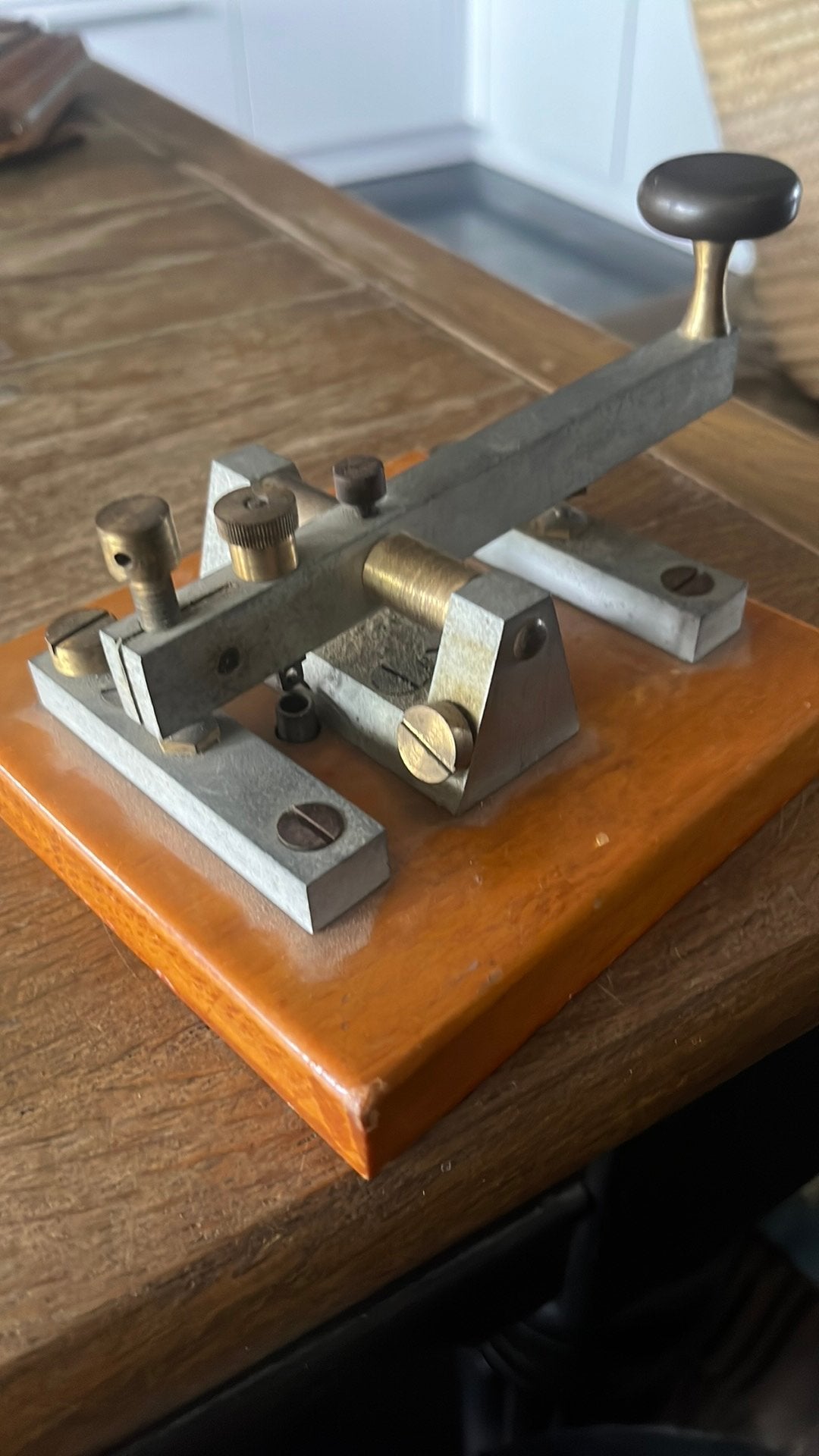 Morse-Sleutel ongeveer jaren 40/50 genummerd, Ophalen of Verzenden