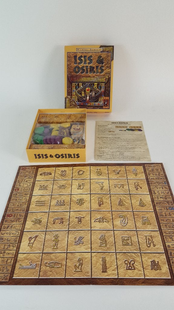 Isis & Osiris - Bordspel, 999 Games uit 2001. 2A5, Hobby en Vrije tijd, Tweedehands verkoop, Tweedehands verkoop, Gebruikt, Ophalen of Verzenden