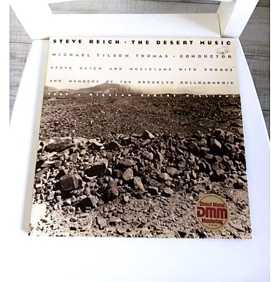 original lp- steve reich - desert music *1985*, Cd's en Dvd's, Fotohoes, LP, Overige genres, Ophalen of Verzenden