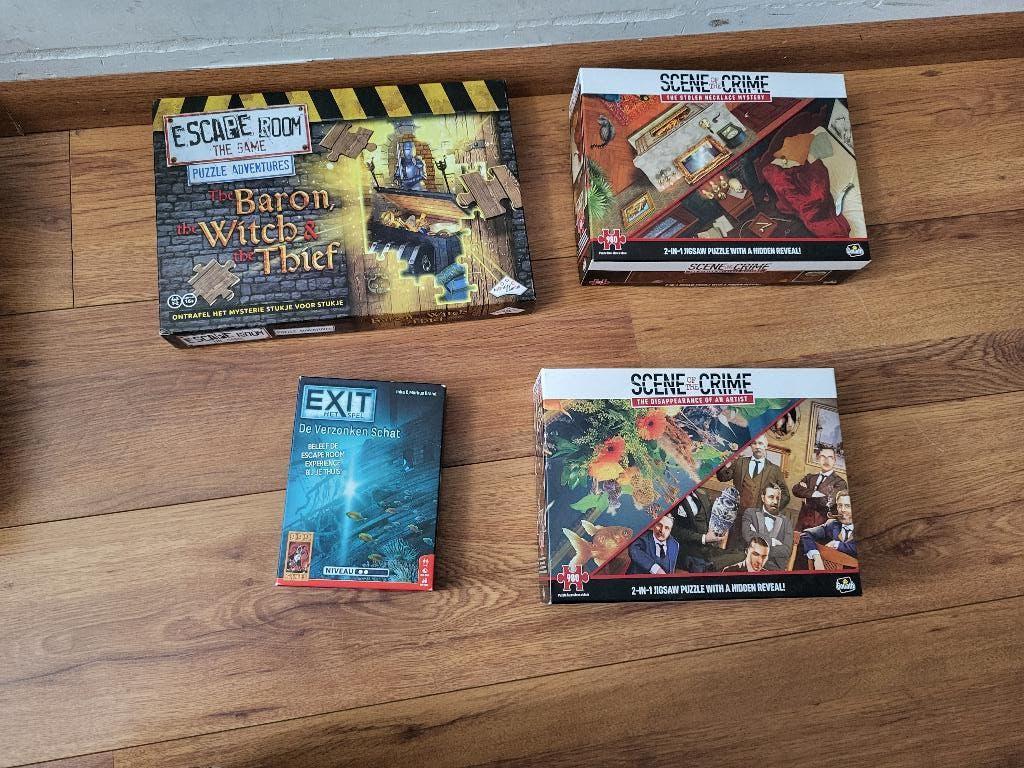 Escape spellen, Hobby en Vrije tijd, Gezelschapsspellen | Bordspellen, Een of twee spelers, Ophalen, Zo goed als nieuw, 999 Games