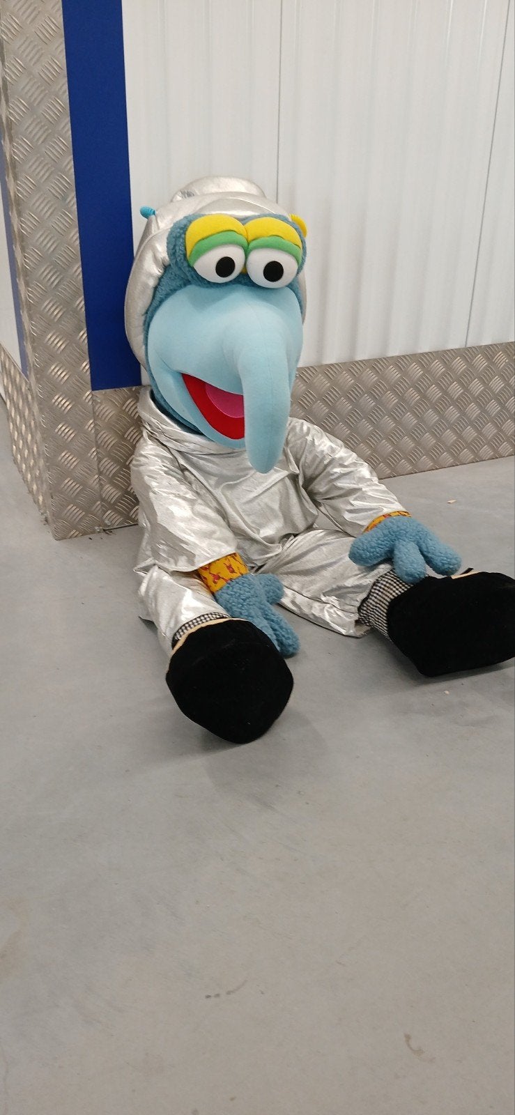 Gonzo Muppet Show knuffel in ruimtepak 115cm - Jim Henson, Verzamelen, Ophalen, Gebruikt, Overige typen