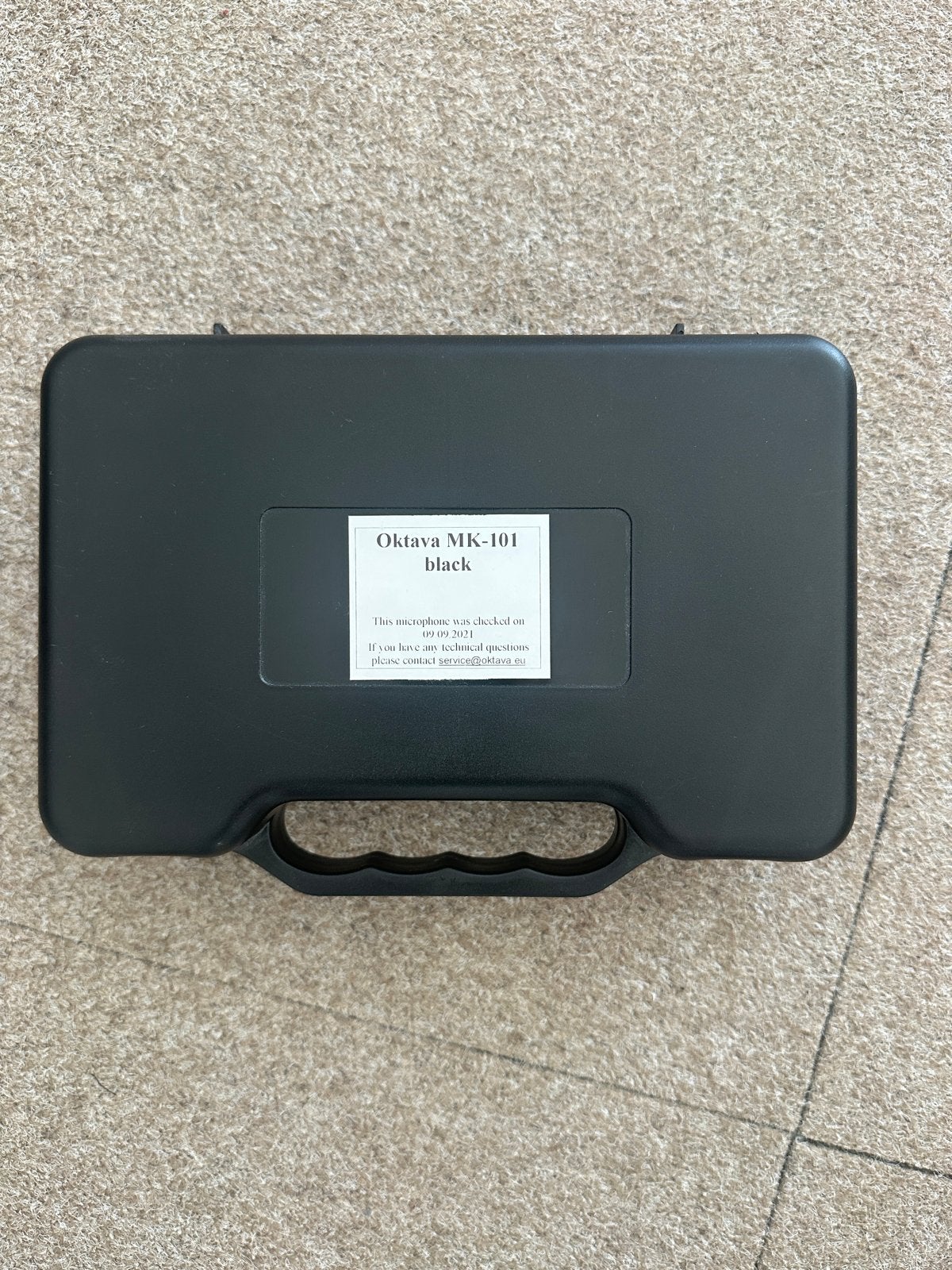 Oktava MK-101 grootmembraan condensatormicrofoon, Ophalen of Verzenden, Zo goed als nieuw, Studiomicrofoon