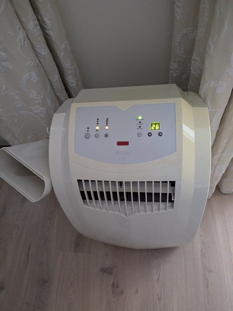 Mobiele airco Zibro P126 voor koelen/ontvochtigen/ventileren, Ophalen, Gebruikt, 3 snelheden of meer, Koelen en Ontvochtigen