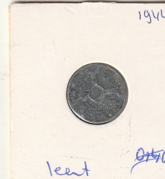 nederland munten 1 cent 1944, Ophalen of Verzenden, Koningin Beatrix, 1 cent, Losse munt