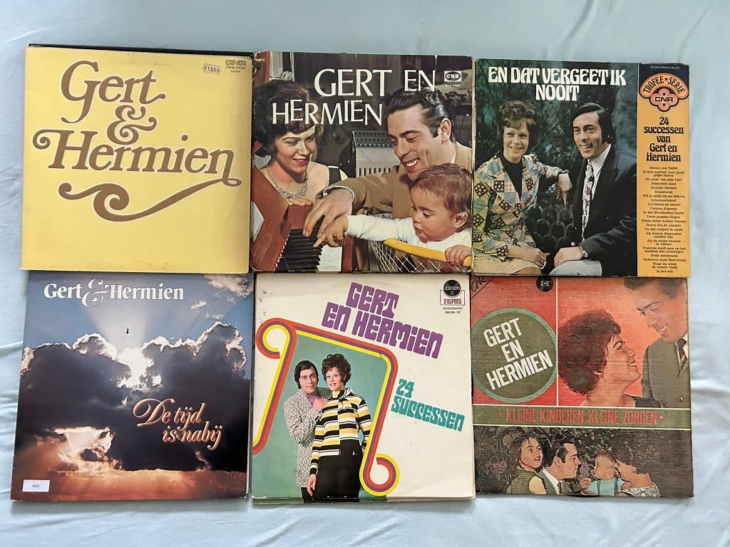 21 LP's Gert & Hermien (ook per stuk te koop), Ophalen of Verzenden, Gebruikt, 12 inch, Levenslied of Smartlap