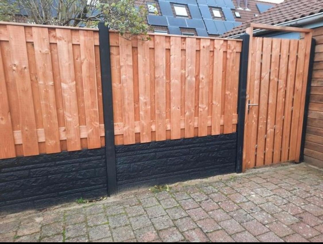 schutting voordelig en vakkundig geplaatst, Tuin en Terras, Ophalen of Verzenden, Nieuw
