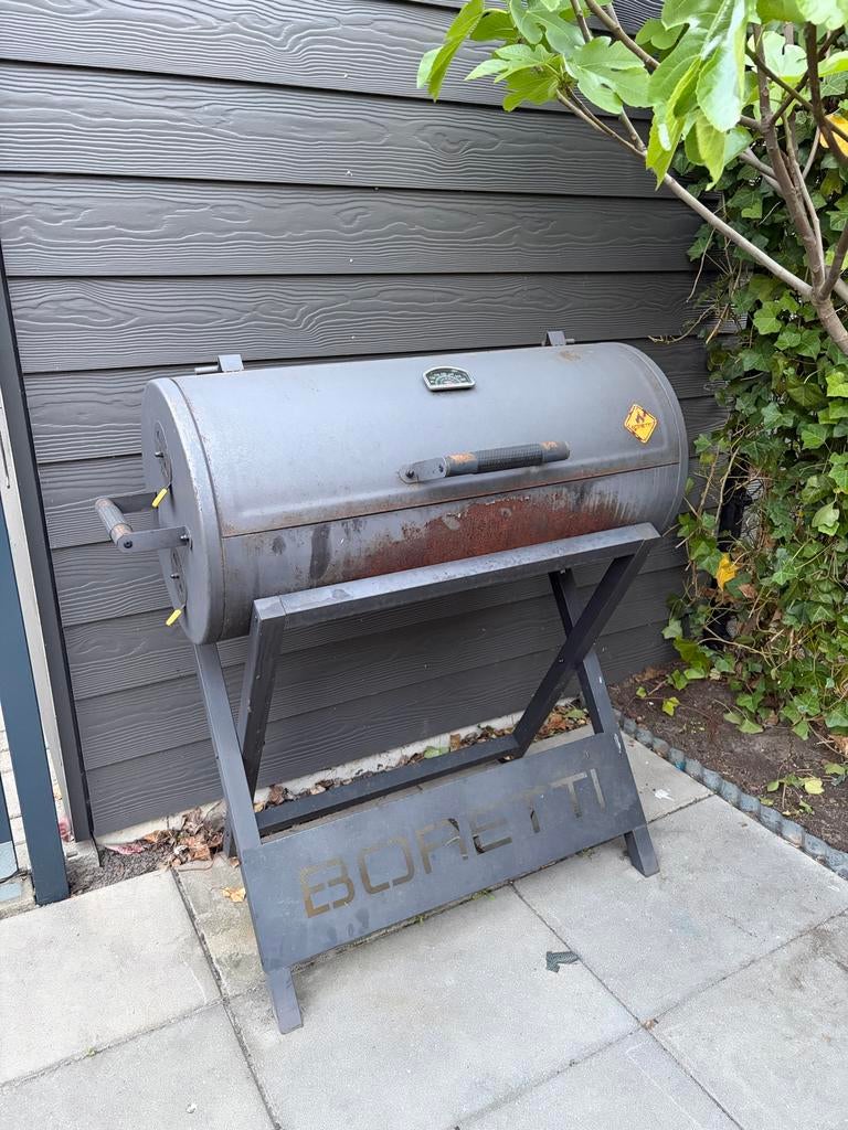 Boretti Barilo 1.0 BBQ - Compleet met grills en bakplaat, Ophalen, Gebruikt, Met accessoires