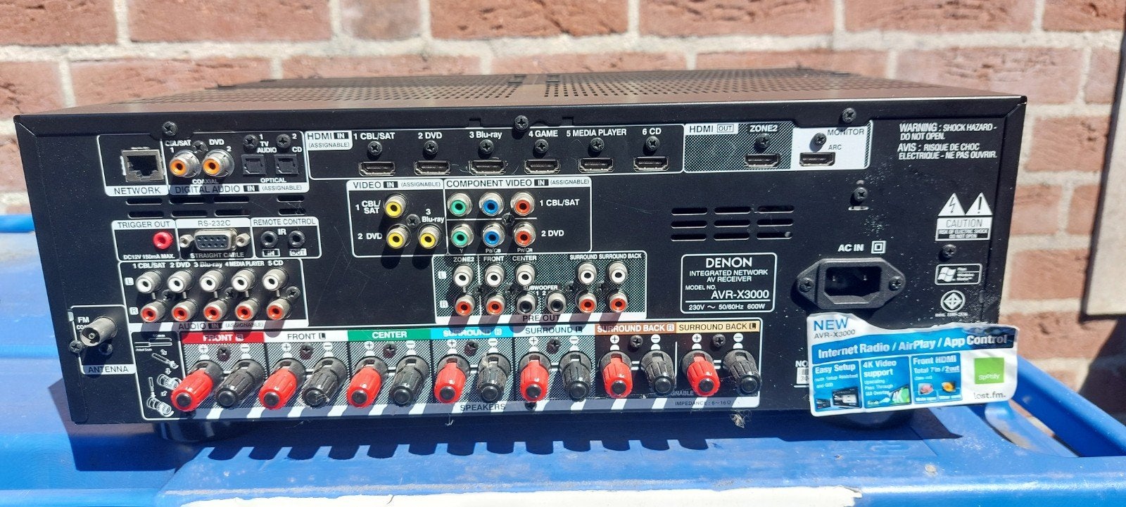 Denon AVR-X3000 AV Receiver - Perfecte staat, Denon, Ophalen of Verzenden, Zo goed als nieuw, 120 watt of meer