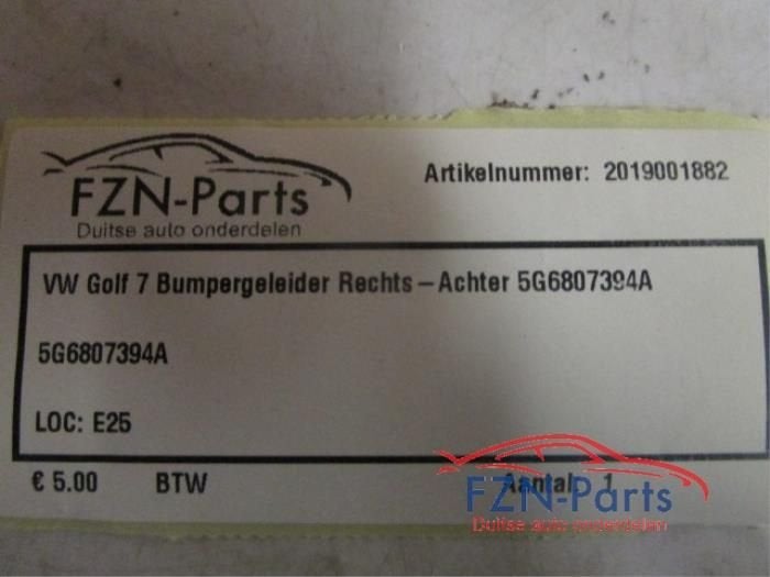 Bumpersteun rechts-achter Volkswagen Golf (22742865), Auto-onderdelen, Ophalen of Verzenden, Gebruikt